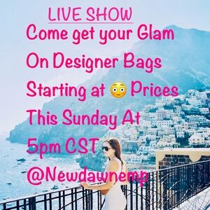 Live Show Come Get Your Glam On Designer Luxury Bags